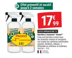 Gamm vert Barrière à insectes Green offre