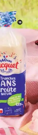 U Express JACQUET Pain de mie sans croute sans sucre ajouté nature offre