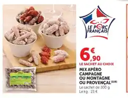 U Express Mix apéro campagne ou montagne ou provençal offre
