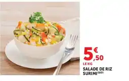 U Express Salade de riz surimi offre