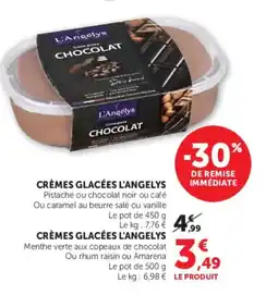 U Express L'ANGELYS Crèmes glacées offre