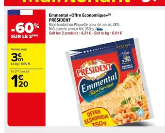 Carrefour Market Emmental Offre Economique offre