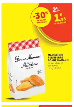 U Express BONNE MAMAN Madeleines pur beurre offre