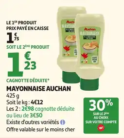 Auchan Supermarché Mayonnaise auchan offre