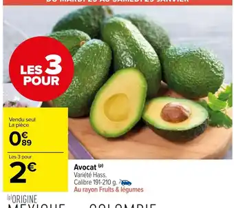 Carrefour Market Avocat offre