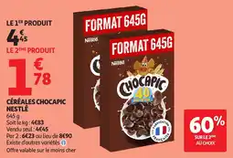 Auchan Supermarché Céréales chocapic nestlé offre