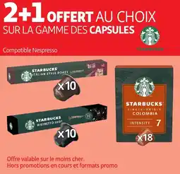 Auchan Supermarché Starbucks offre