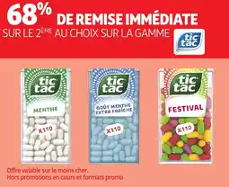 Auchan Supermarché Tic tac offre