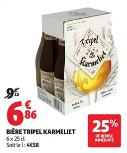 Auchan Supermarché Bière tripel karmeliet offre