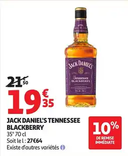 Auchan Supermarché Jack daniel's tennessee blackberry offre