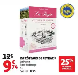 Auchan Supermarché Igp côteaux de peyrac offre