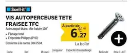 DomPro SCELL-IT Vis autoperceuse tete fraisee tfc offre
