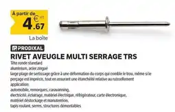 DomPro PRODIXAL Rivet aveugle multi serrage trs offre