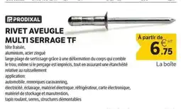 DomPro PRODIXAL Rivet aveugle multi serrage tf offre