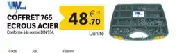 DomPro Coffret 765 ecrous acier offre