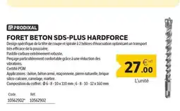 DomPro PRODIXAL Foret beton sds-plus hardforce offre