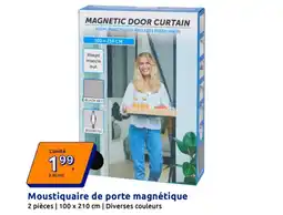 Action Moustiquaire de porte magnétique offre
