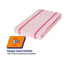 Action Nappe imperméable offre