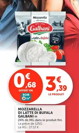 Utile GALBANI Mozzarella di latte di bufala offre