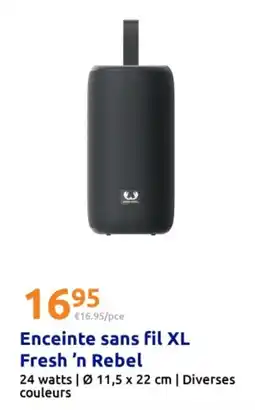 Action Enceinte sans fil xl fresh 'n rebel offre