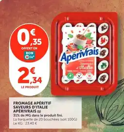 Utile APÉRIVRAIS Fromage apéritif saveurs d'italie offre