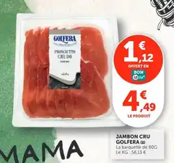 Utile GOLFERA Jambon cru offre