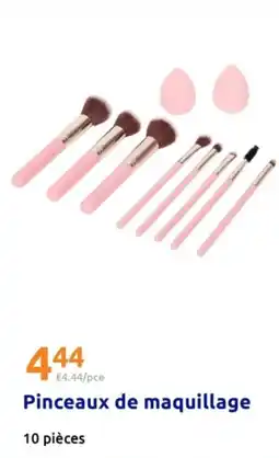 Action Pinceaux de maquillage offre