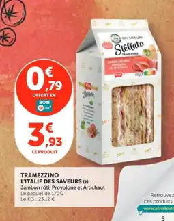 Utile L'ITALIE DES SAVEURS Tramezzino offre