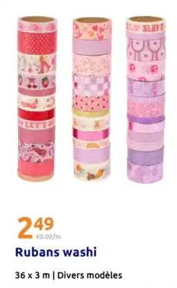 Action Rubans washi offre