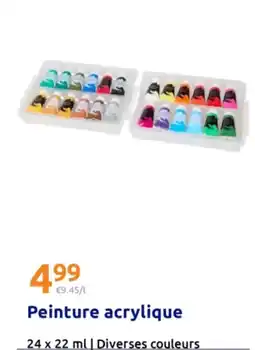 Action Peinture acrylique offre