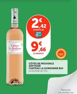 Utile CHÂTEAU LA GORDONNE BIO Côtes de provence aop rosé offre