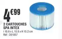 La Foir'Fouille Intex - 2 cartouches spa offre
