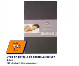 Action Drap en percale de coton offre