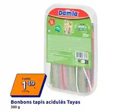 Action Bonbons tapis acidules offre