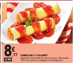 E.Leclerc Cannelloni à l'italienne offre