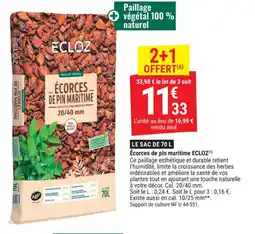Gamm vert Écorces de pin maritime ecloz offre