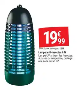 Gamm vert Lampe anti-insectes 6 w offre
