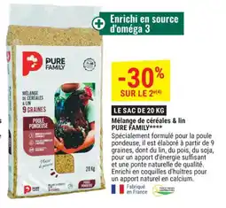 Gamm vert Mélange de céréales & lin pure family offre