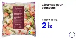 Picard Légumes pour couscous offre
