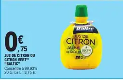E.Leclerc BALTIC Jus de citron ou citron vert offre