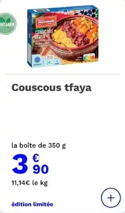 Picard Couscous tfaya offre