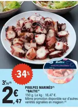 E.Leclerc BALTIC Poulpes marinés offre