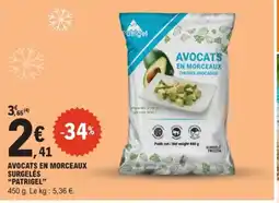 E.Leclerc PATRIGEL Avocats en morceaux surgelés offre