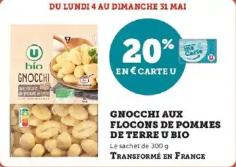 Gnocchi aux flocons de pommes de terre u bio