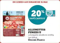 Super U Allumettes fumees u offre