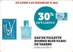 Super U Eau de toilette homme blue ulric de varens offre