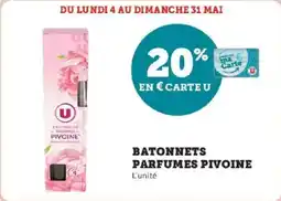 Super U Batonnets parfumes pivoine offre