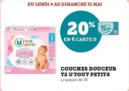 Super U Couches douceur t2 u tout petits offre