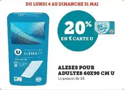 Super U Aleses pour adultes u offre