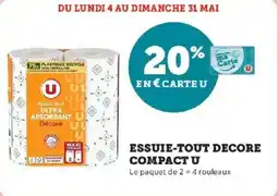 Super U Essuie-tout decore compact u offre